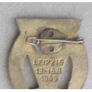 III. German Sports and Gymnastics Festival Sports Badges 703b, enamelled, for Officials & Honour Guests