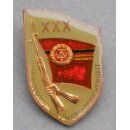 30 Jahre MfS - Erinnerungsabzeichen 704, lackiert mit Polyesterüberzug, im original Etui