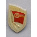 MfS 35th anniversary - Commemorative Badge 705, painted, in original Case, with Document, Badge Grade 2