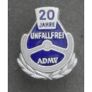 ADMV - Honour Badge for 20 Years of Accident-Free Driving...