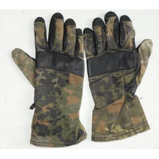 BW Kampfhandschuhe, Flecktarn