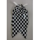 Ladies Cravat, Metro Police black/white, label removed