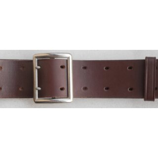 Leather Belt, brown, NVA 110cm, worn, purple