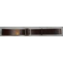 Leather Belt, brown, NVA 110cm, worn, purple