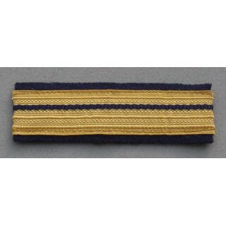 "Kolbenringe", blau, Dienstgradabzeichen Leutnant