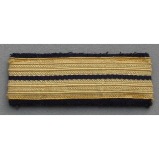 Navy Sleeve Lace Rank Insignia, blue Uniform Oberleutnant