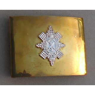 Black Watch Belt Buckle Warrant Officers & Soldiers, worn, NSN 8315-99-973-6335