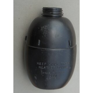 Feldflasche, Kunststoff, M58 schwarz Flasche ohne Becher und Deckel, als Ersatzteil oder zum Basteln
