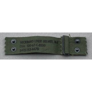 Nackengurt M1 Helmetliner Type I 1967, DSA 100-67-C-3550, neu