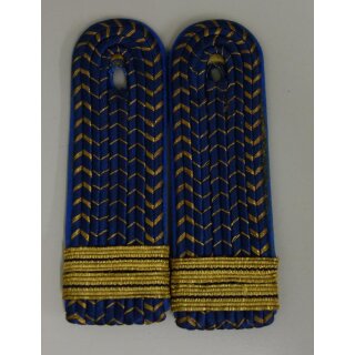 Type4 - blue, Shoulder Boards, Railways GDR #1, Apprentice from 2nd Year on, with 2 Loops