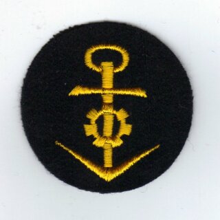 Career Badge (Laufbahnabzeichen) for Naval Engineering Service Metal Attachment, facing left