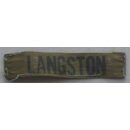 "L" Nametapes subdued LANGSTON