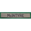 "M" Nametapes subdued MC BRIDE