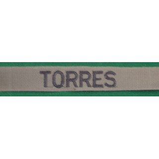 "T" Nametapes subdued TORRES