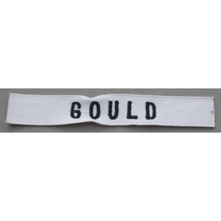 Vietnam Nametapes, early Style GOULD