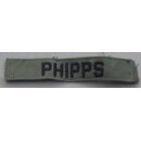 Vietnam Nametapes, frühe Form PHIPPS