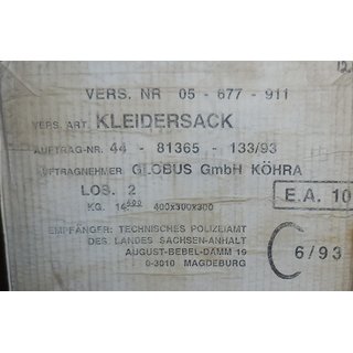 Seesack / Kleidersack, Polizei S.Anh.