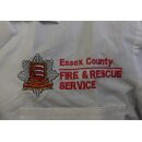 ECFRS Uniformemd, Essex County Fire & Rescue Service, Kurzarm, weiß, Variokragen Männer
