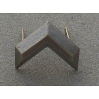 Dienstrang Feldwebel / Bootsmann Metallauflage, Heer/LW, Stück