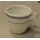 Pyrex Restaurant Tableware, white w. blue Stripes Coffee Pot, large