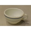 Pyrex Restaurant Tableware, white w. blue Stripes Coffee...
