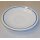 Pyrex Restaurant Tableware, white w. blue Stripes Plate for Coffee Cup