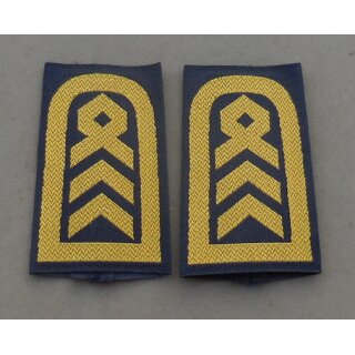 Lance Corporal / Mate - Unteroffizier / Maat Slide, blue/yellow, Navy, new