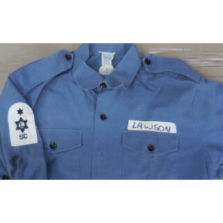 RN, Shirt, Working Dress, Blue, long Sleeve, Badged #6, 38/40, Male, Lawson, Able Rate Logistis Supply Chain