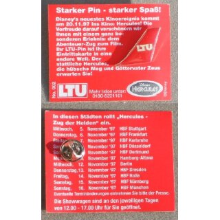 LTU Pins Pin No. 2 mit Karte