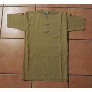 T-Shirt, braun mit Flaggen & Klett Größe 8, gebraucht