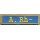 Blood Type Patch, yellow on blue
