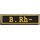 Blood Type Patch, yellow on black