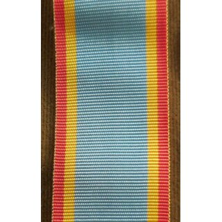 Band, Mecklenburg-Schwerin, ziv. & mil. Ehrenzeichen Ordensband lang, 30mm, modern