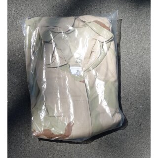 Cover, Body Armor, Fragmentation  Protective Vest, Ground Troops, 3-col. Desert Small / Medium, worn