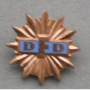 Honour Badge of the DFD, bronze 46a, non ferrous Metal,...