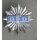 Ehrennadel des DFD, silber 45a, Buntmetall emailliert