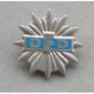 Ehrennadel des DFD, silber 45d, Eisen mit Polyesterüberzug