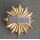 Honour Badge of the DFD, gold 44a, non ferrous Metal, enameled