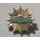 Honour Badge of the DFD, gold 44a, non ferrous Metal, enameled