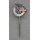 Ehrennadel der GDSF, 3. Typ, silber 188a, emailliert, ab 1960, Miniatur, lange Nadel