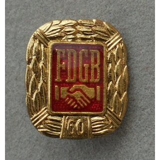 Honour Pin for 60 Years of Membership in the Union c