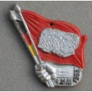 1.May Insignia 287, 1958, Iron gold coloured, painted, Brooch Back
