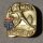 JP Summer Sports Badge 1958, gold coloured Iron, painted