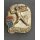 JP Summer Sports Badge 1955, gold coloured Iron, painted