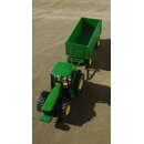 Traktor (John Deere) mit Anhänger, Siku 1953