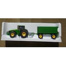 Traktor (John Deere) mit Anhänger, Siku 1953