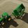 Traktor (John Deere) mit Anhänger, Siku 1953