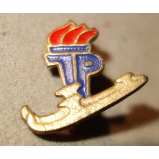 Winter Sports Badge of the Young Pioneers 1175, Golden Skates