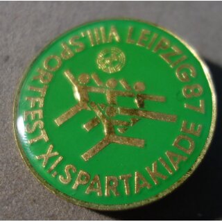 VIII. Gymnastics and Sports Festival, Leipzig 1987 1385, green