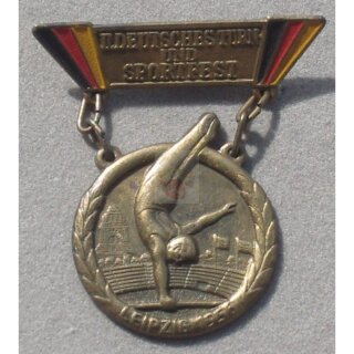 German Gymnastics and Sports Festival, Leipzig 1956 1304, gold coloured